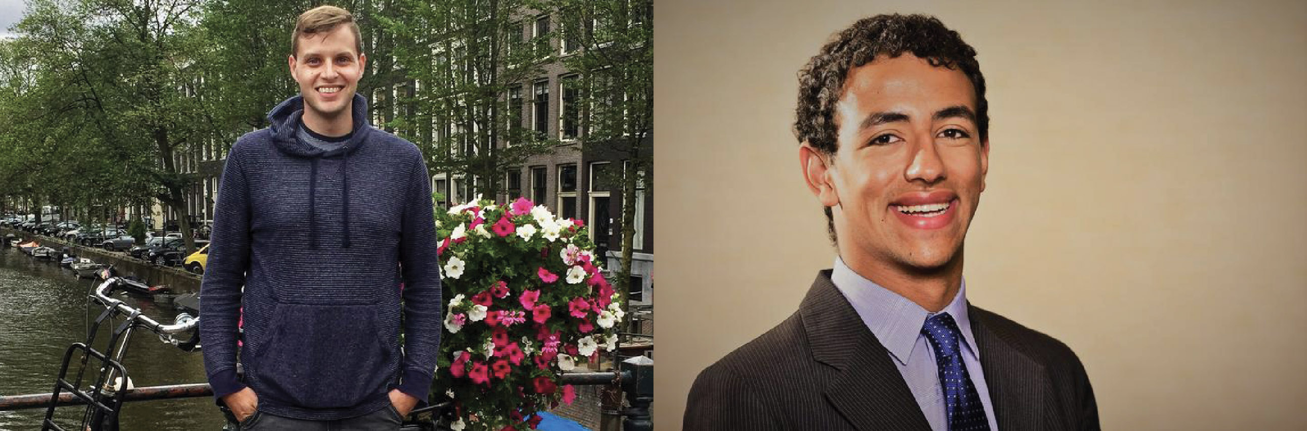 Jared Schmal (left) and Mohanad Abdallah (right)