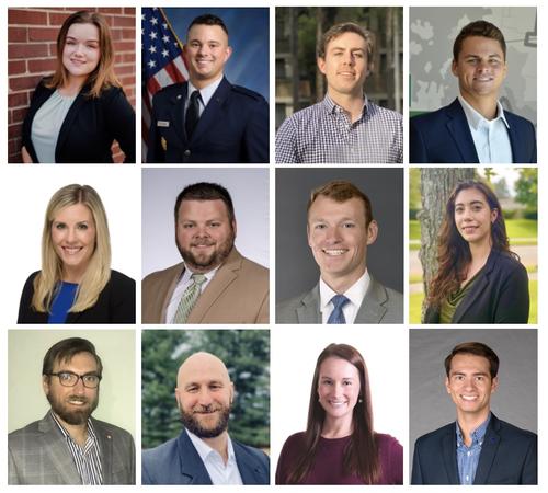 The 12 newest members of the Young Alumni Philanthropy Council